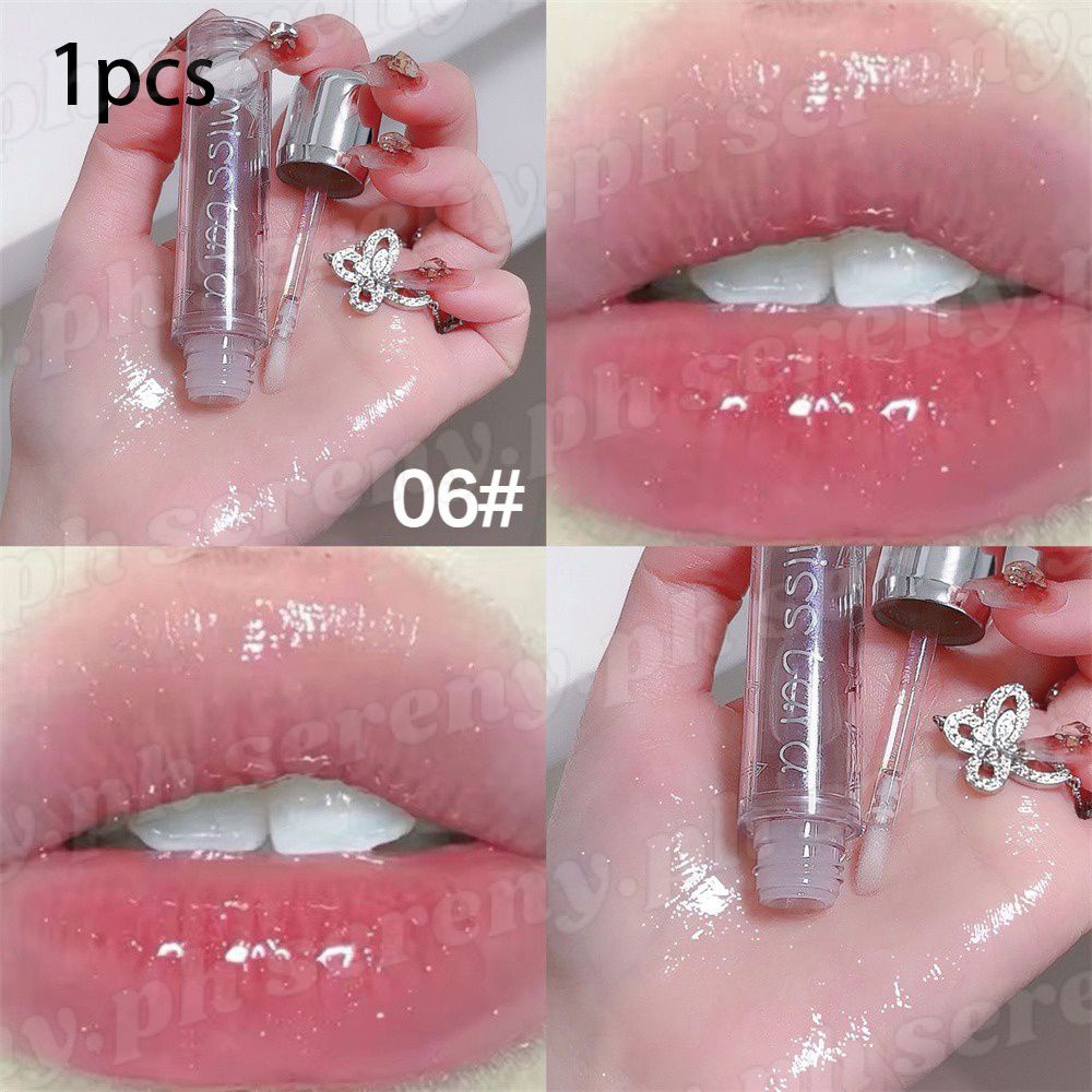 Miss Lara Transparent Water Glow Lip Gloss Daily Jelly Lip Lip Glaze ...