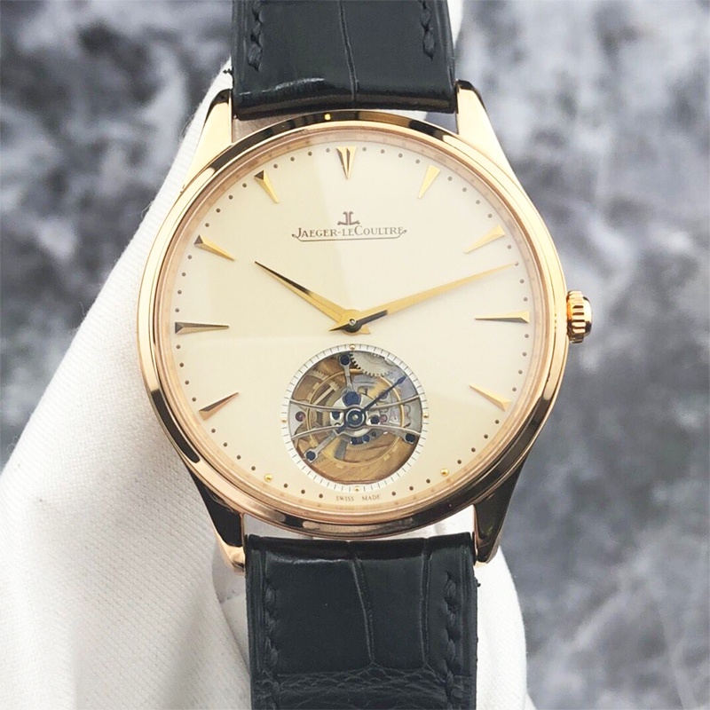 Jaegerlecoultre Master1322410Rose Gold Tourbillon 40mm Toffee Needle