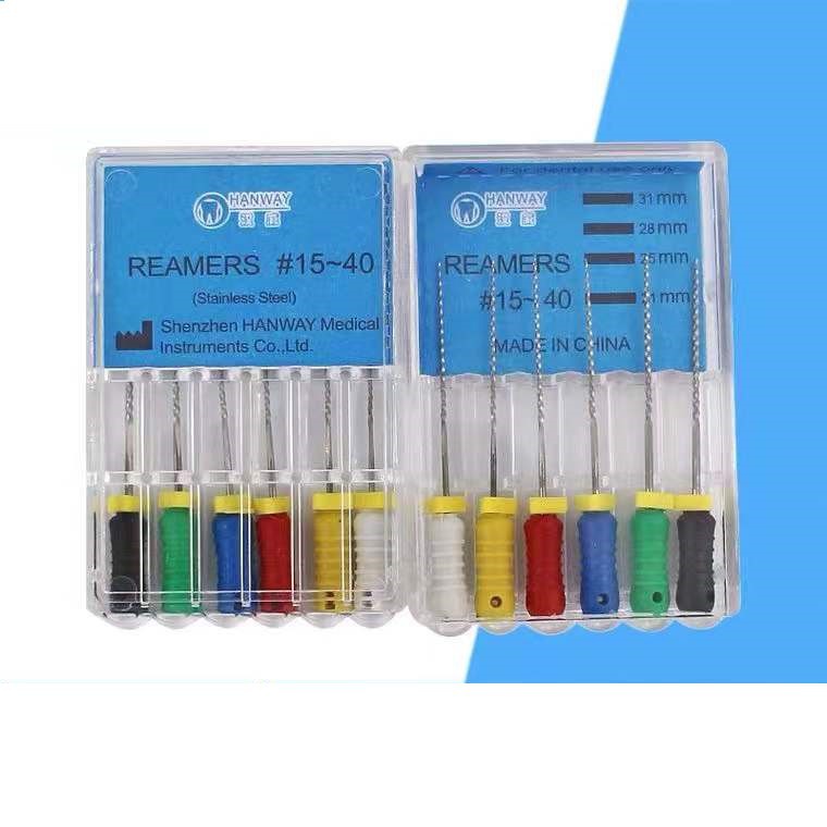 Dental Reamers Files Root Canal Dentist Materials Dentistry Instruments