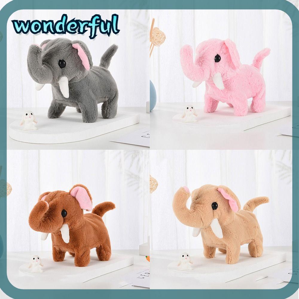 WONDER Electronic Plush Toy, Electric Robot Elephant Electronic
