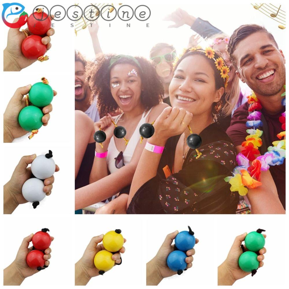 JESTINE Hand Rhythm Balls, Kashaka Rhythmic Ball Rhythmic Drum Balls