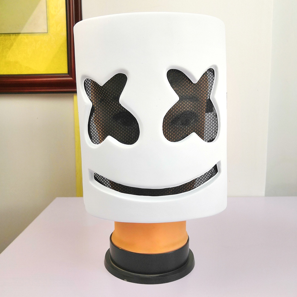 Marshmello's Top 100 DJ Marshmallow Helmet Party Mask Marshmallow Hat
