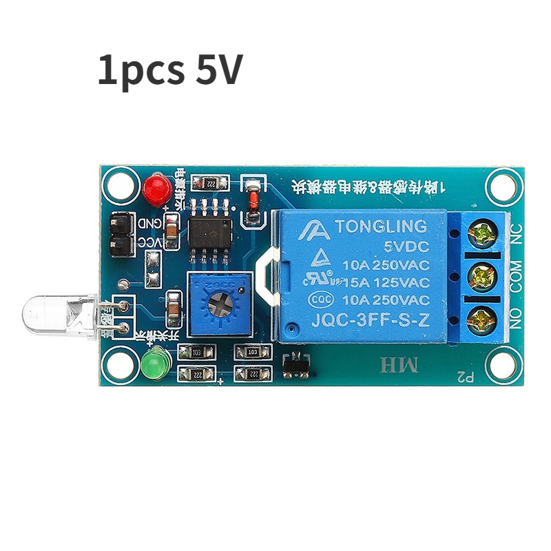 DC 5V 12V Photodiode Relay Module Light Detection Light-seeking Module ...