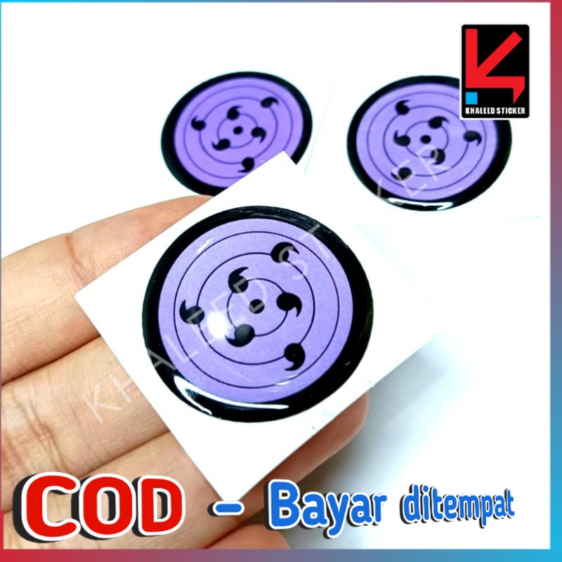 Sticker Embossed Rinnegan Emblem Brake Caliper Sticker Motorcycle ...
