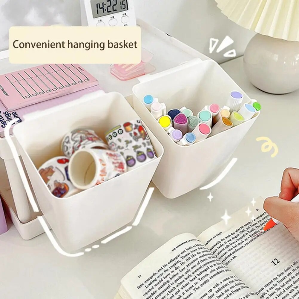 GANTUNGAN Desktop Organizer Hanger Box Study Desk Shelf Box Multi ...