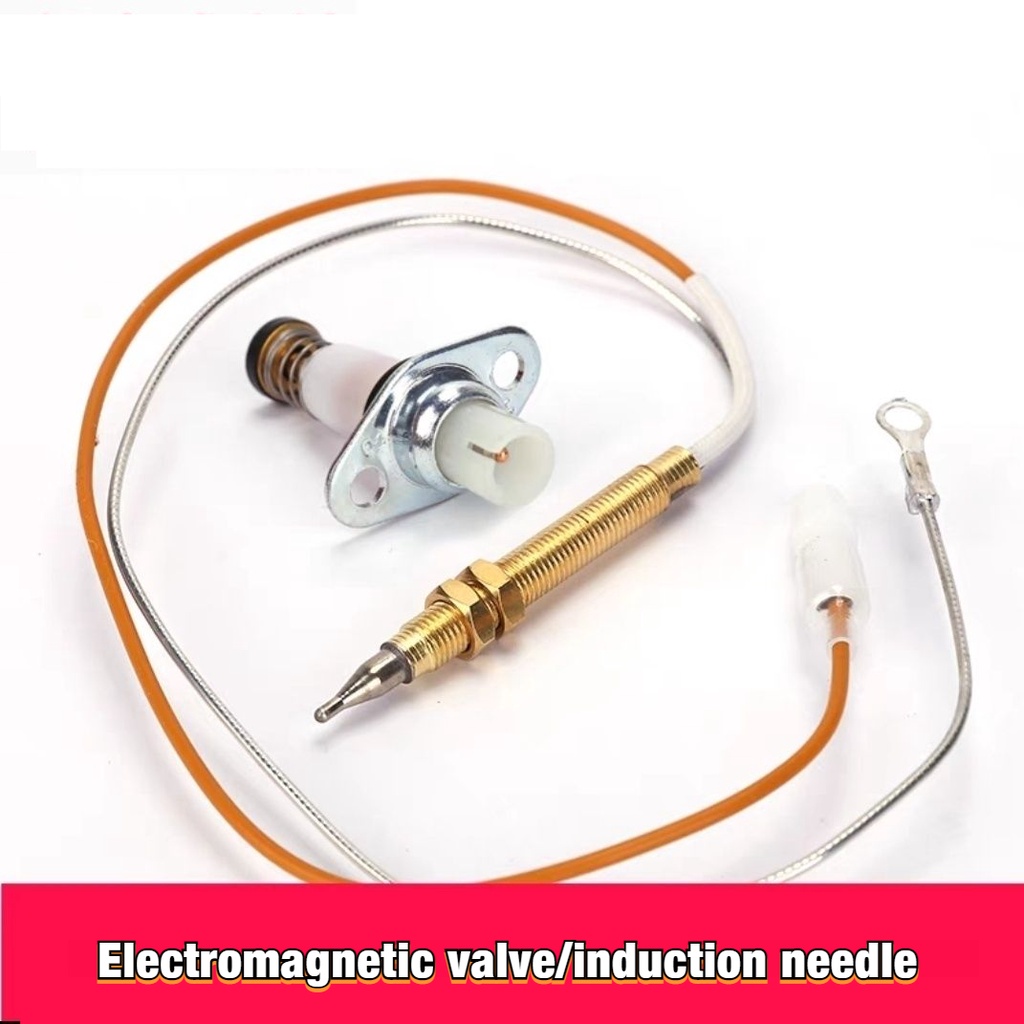 Universal singlewire doublecoil copper induction needle thermocouple