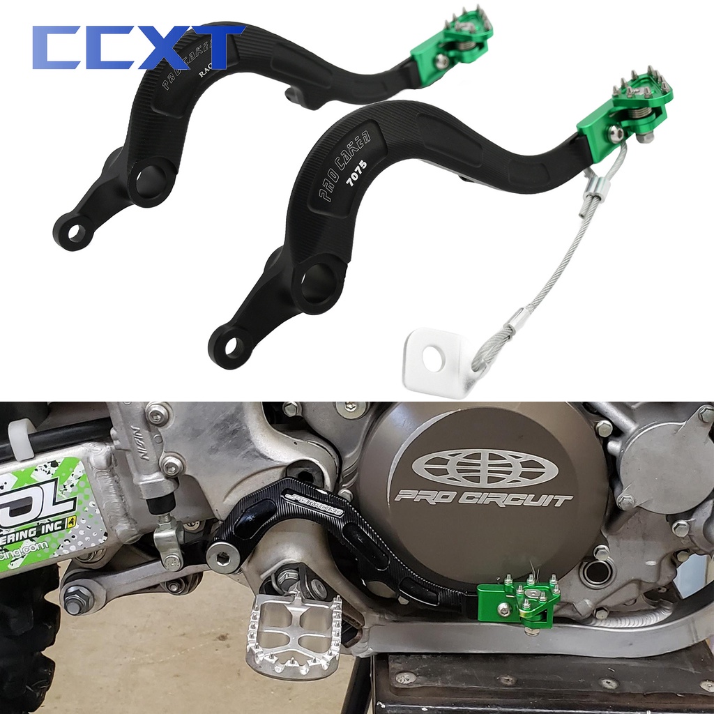 CCXT Motorcycle CNC Billet Flexable Rear Foot Brake Lever Pedal For ...