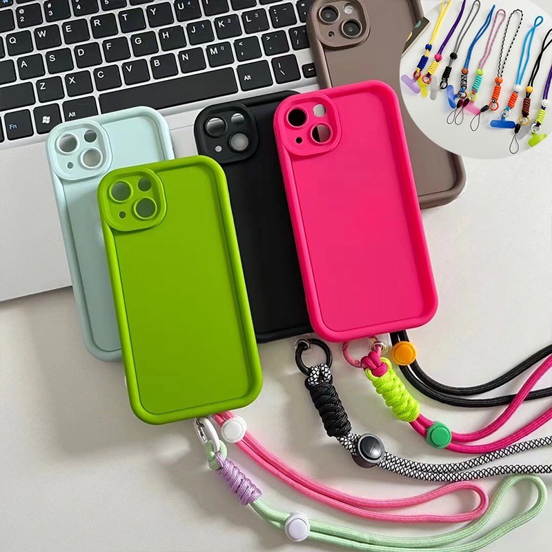 Universal Fixed Strap Hanging Woven Adjustable Size Mobile Phone Anti ...