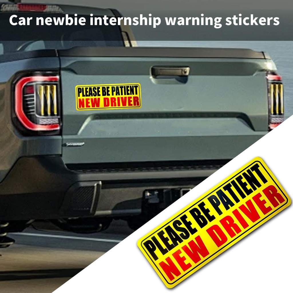 Student Driver Magnet Stickers for Car Please Be Patient Student Driver ...