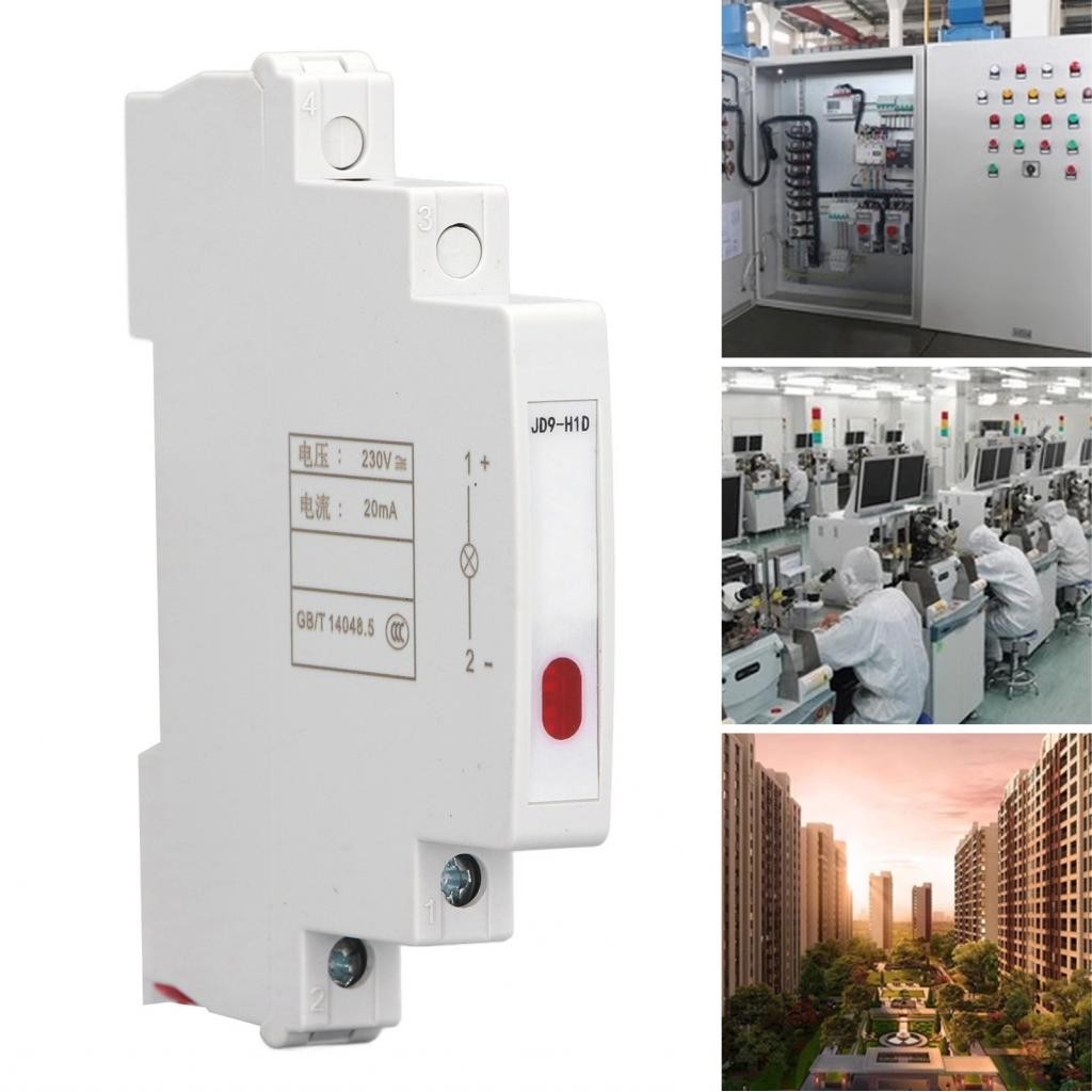 Superparis Din Rail Indicator Light LED AC DC 230V Easy To Install ...