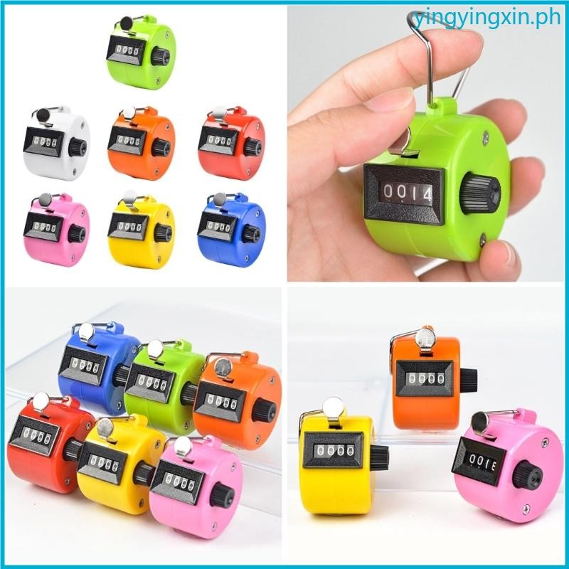YIN 4 Digit Number Count Clickers Handheld Tally Counter Clickers ...