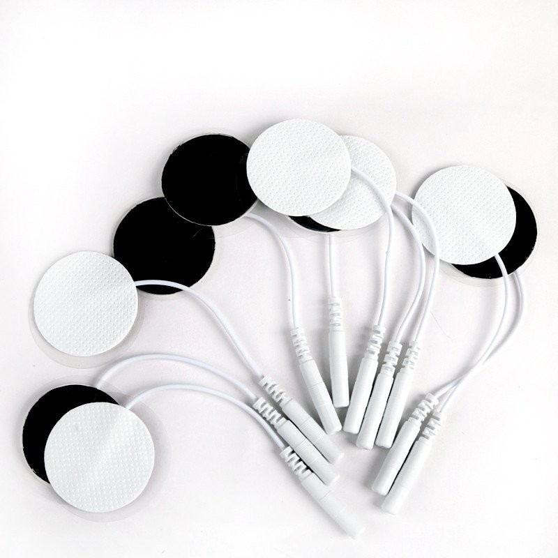 32mm EMS Electrode Pads Slim Self Adhesive Gel Electrode Sticker For ...