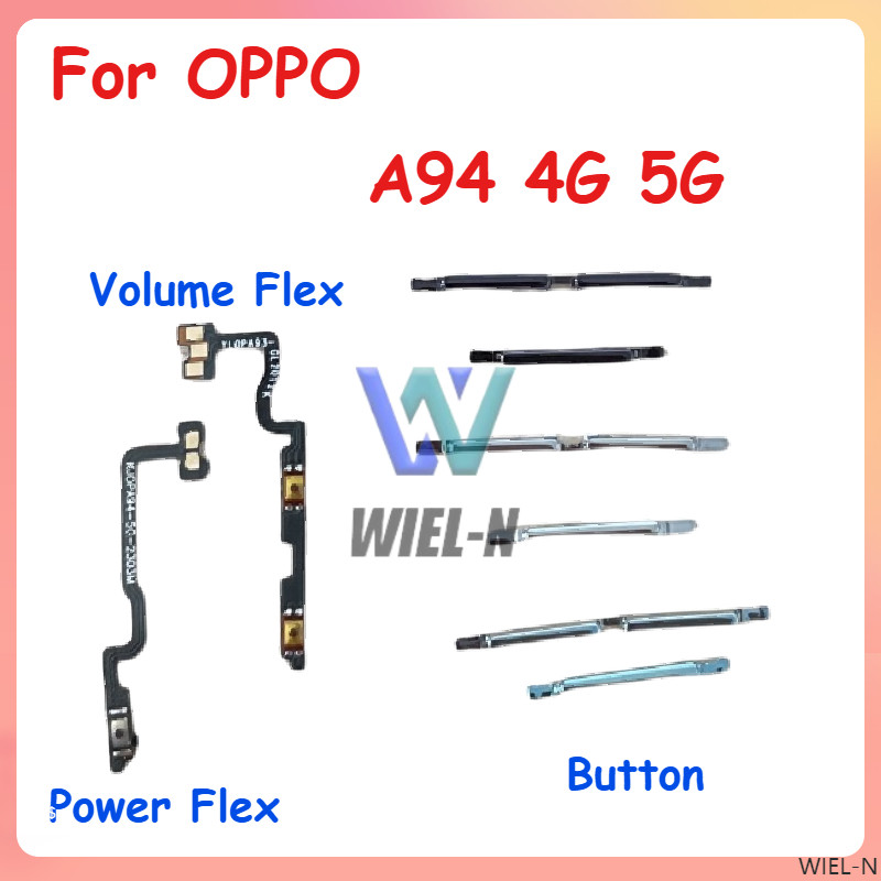 For OPPO A94 4G 5G Power Switch Button Volume Switch Control Side Key ...