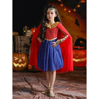 C2 Children's cosplay Costume Wonder Woman Dress cosplay Superman ...