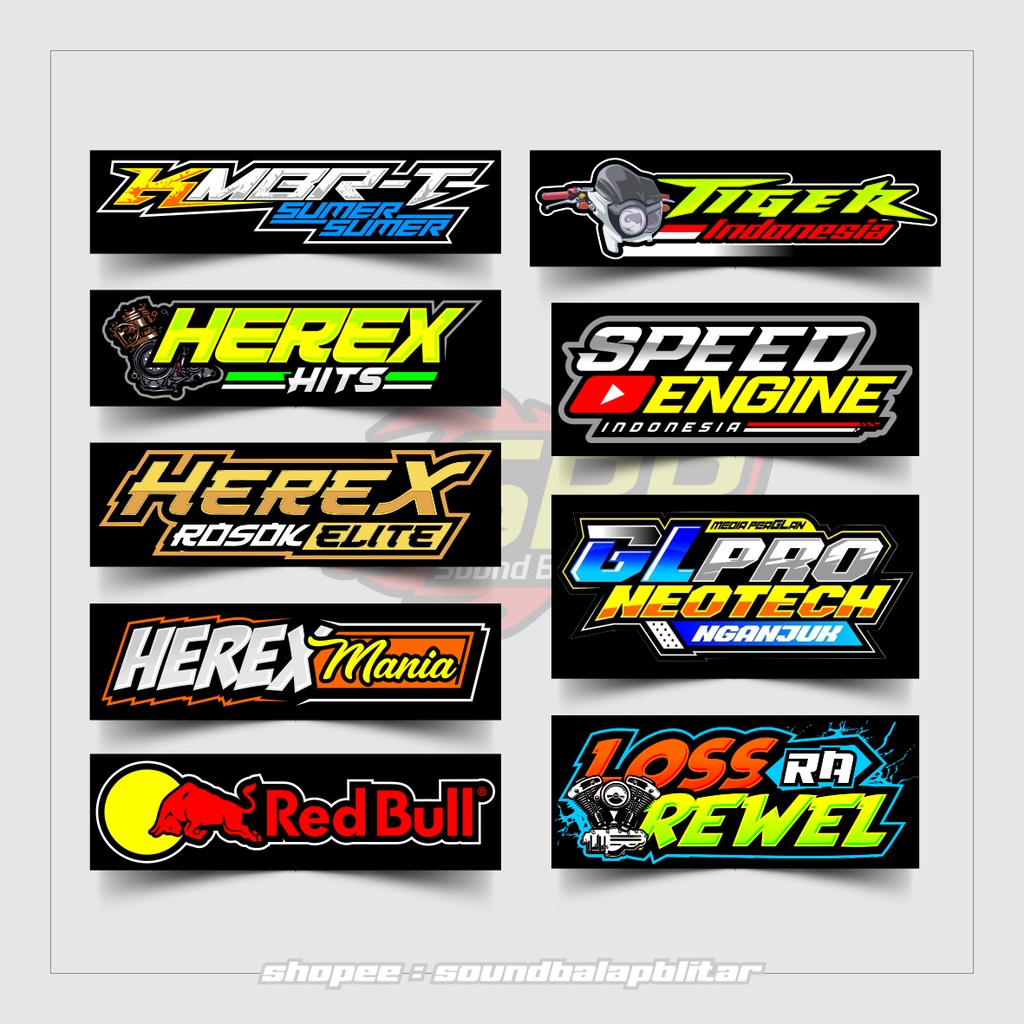 JDM Project - Herex Racing Vinyl Waterproof Stickers loss ra rewel ...