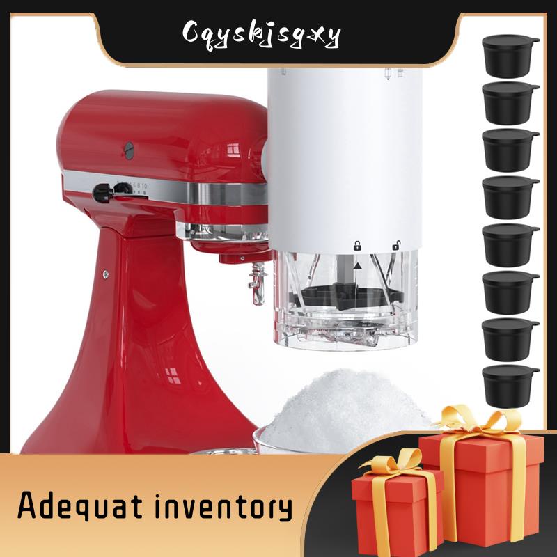 cqyskjsgxy 1 SET Shaved Ice and Snow Cone Attachment for Kitchenaid