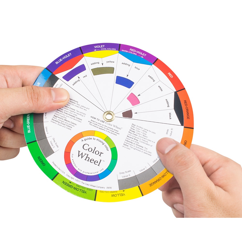 Multifunctional Color Wheel Card Tattoo Color Card Pigment Color ...