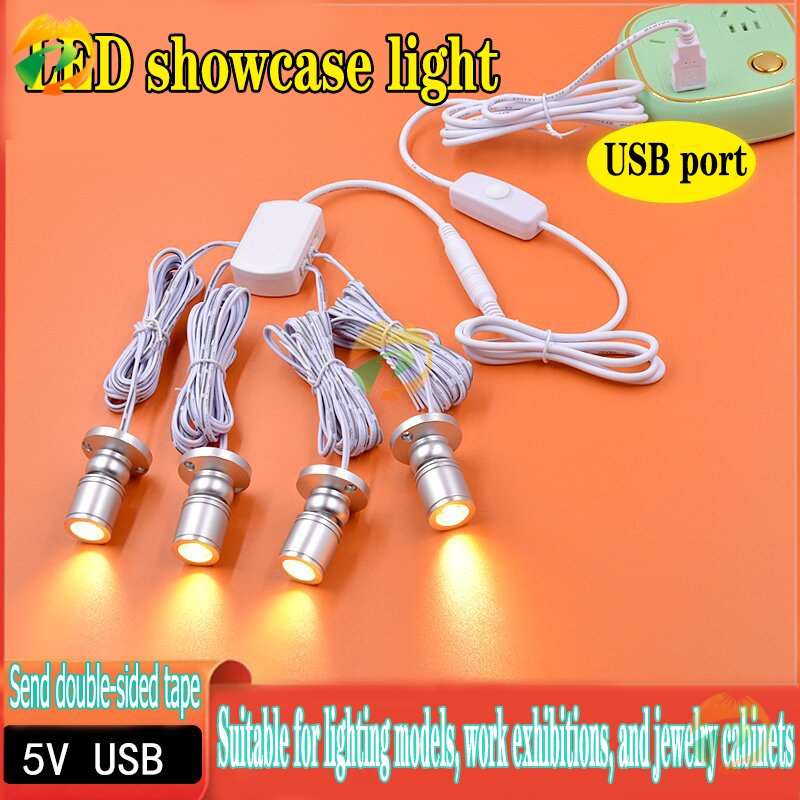 Mini small spotlights 1W handmade model display lights