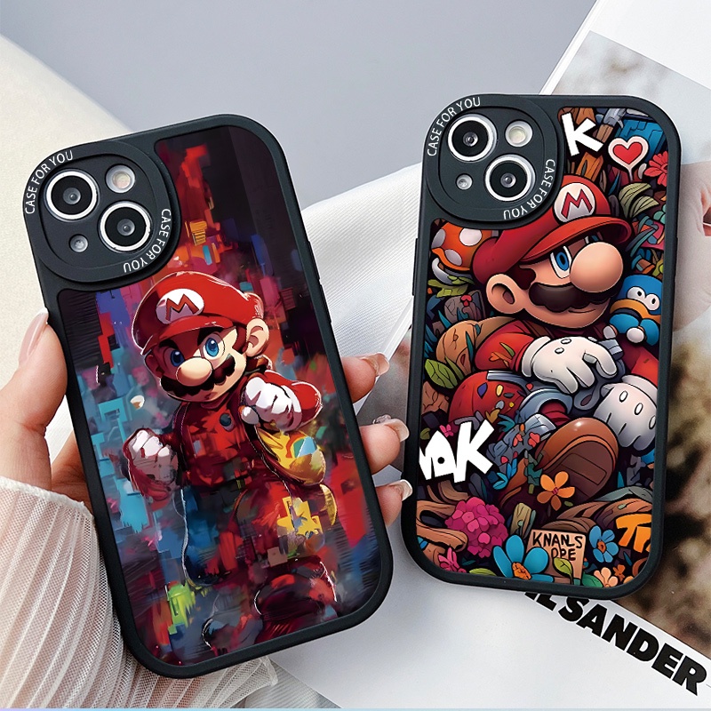 Cartoon Super Mario Printed Casing for Huawei Nova 10 9 7 SE 12 12i 11 ...