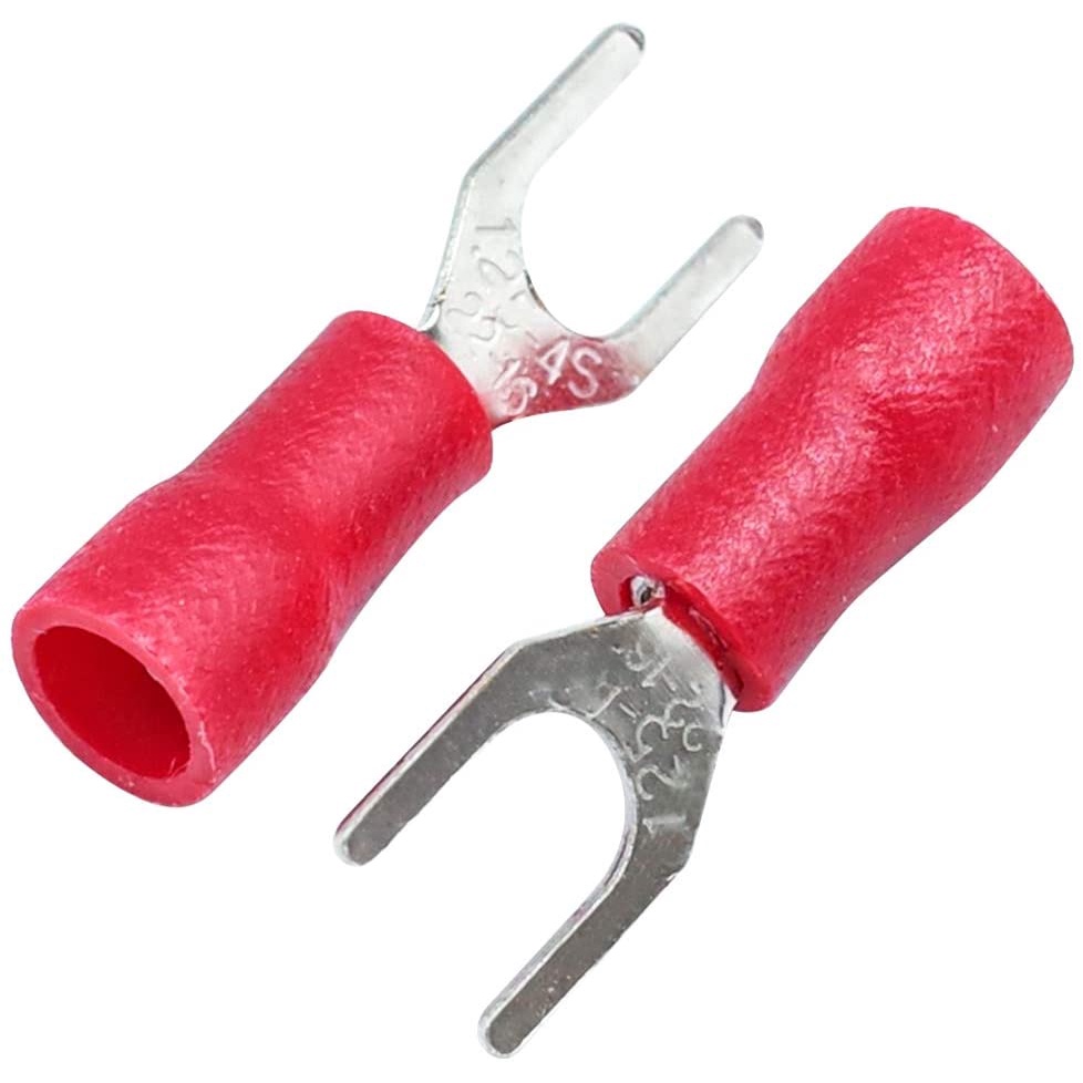 Insulated Fork Spade Wire Connector,10Pcs/Set Banana Plug Adapter U - View #3