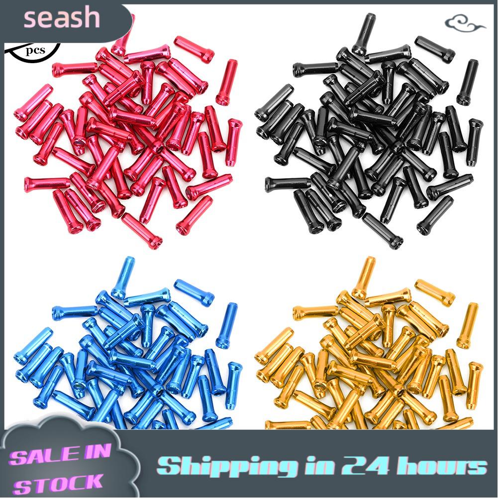 Seashorehouse Tail Gear Cable Cover Bicycle Crimps Nipple Aluminum