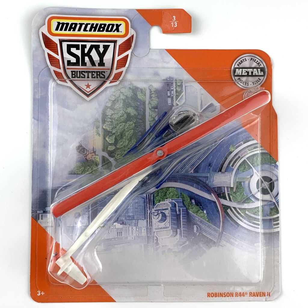 Matchbox 68982 City Heroes Airplane Series Rutan Robinson r44 Crow ...