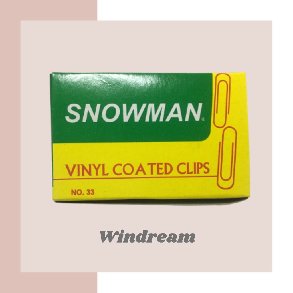 Snowman Paper Clip vinyl coated | Shopee Philippines