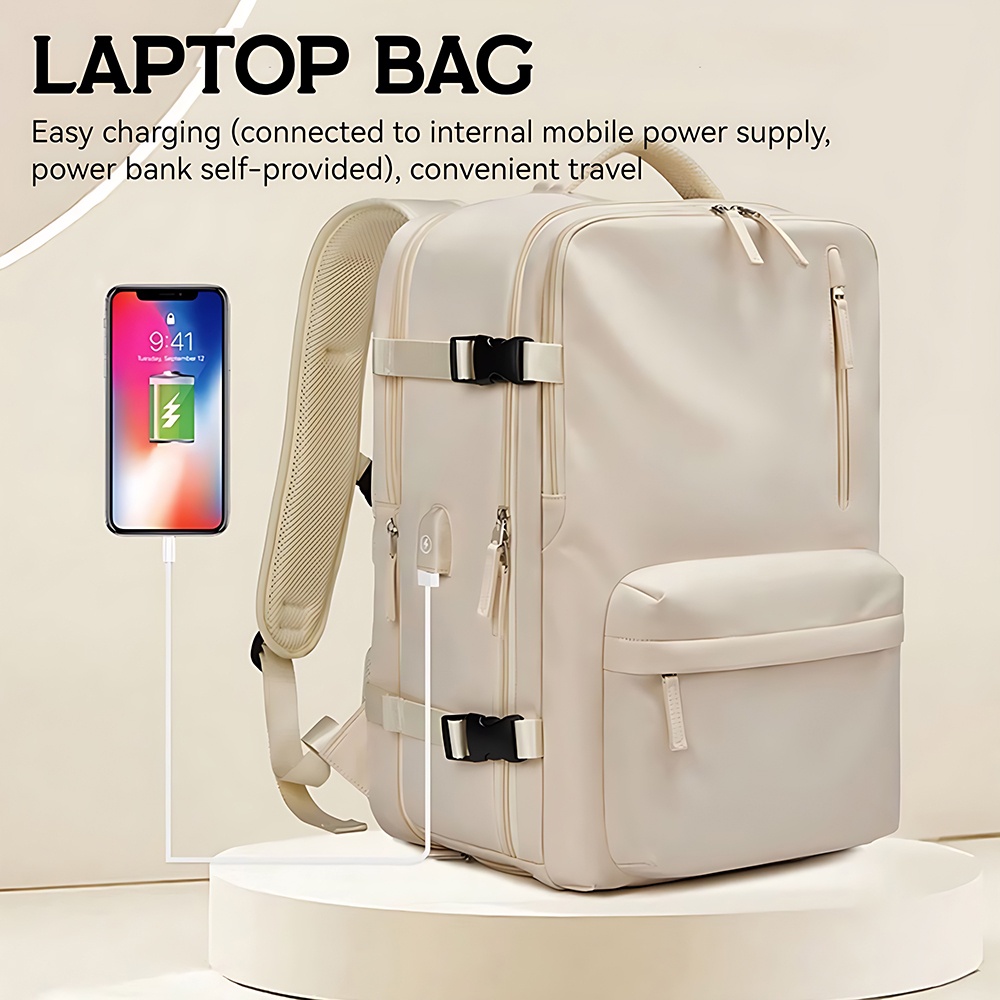Waterproof Laptop Backpack 16 inch Multifunction Travel Backpack ...