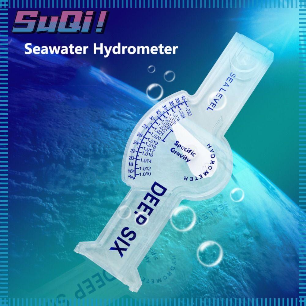 HISUQI Seawater Hydrometer, Portable High Precision Fish Tank Hydrometer, Professional