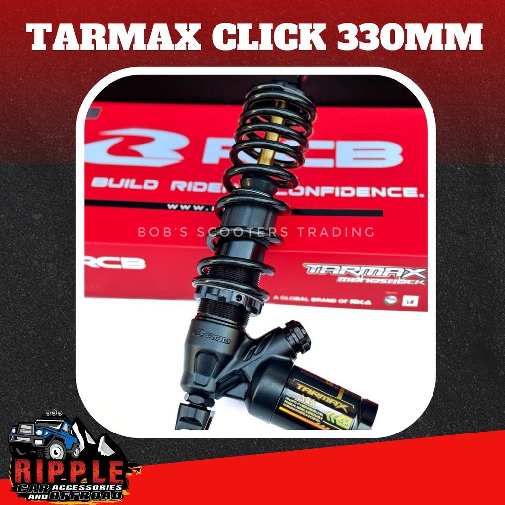 NEW! RCB TARMAX Rear Shock Honda Click (330MM) | Shopee Philippines
