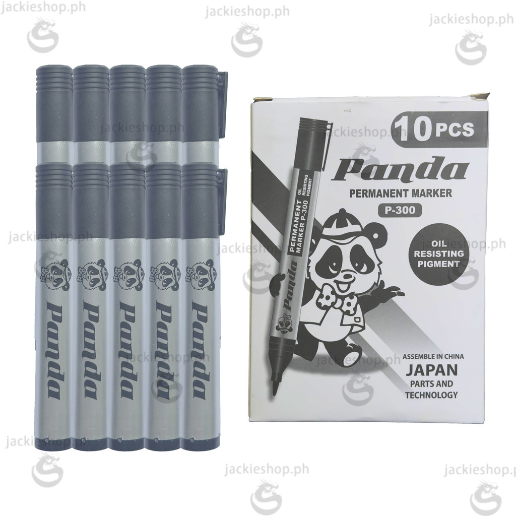 10 PCS/Box Panda Marker pens Permanent oily ink Sketch drawing pen Art ...