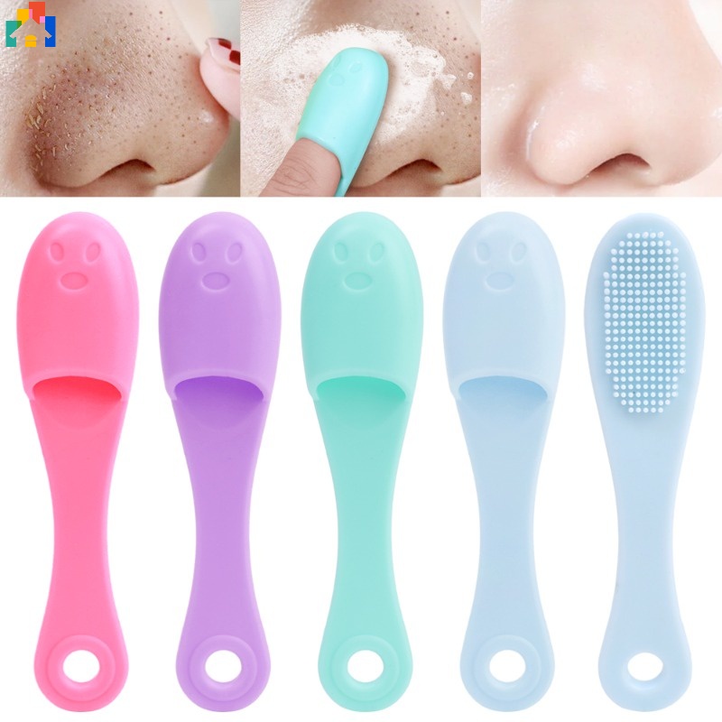 Portable Silicone Nose Clean Brush Exfoliating Pore Beauty Facial