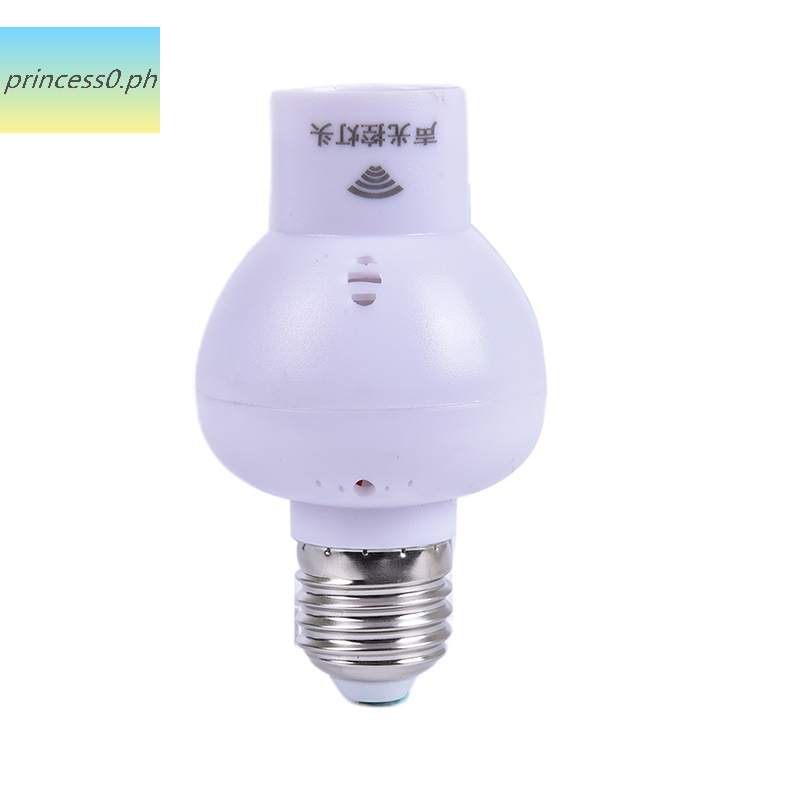 Princes Sound Light Sensor Control Lamp Holder E27 Screw Lamp Bases Cap ...