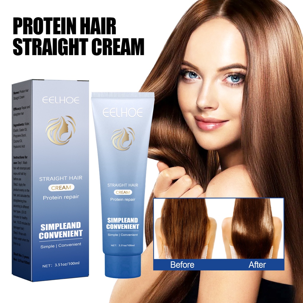 Protein Corrective Straightening Cream Professional Damaged Treatment