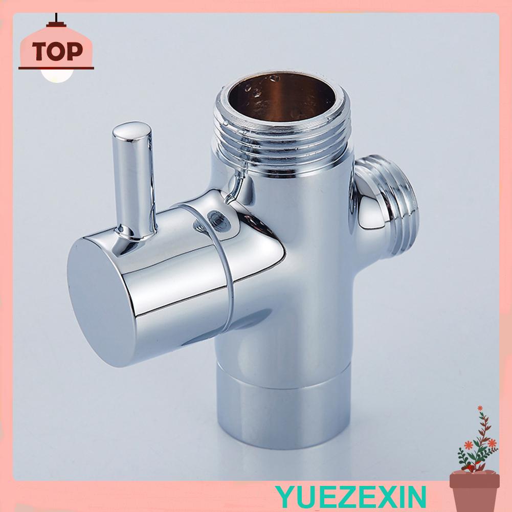 3 Way Switch Faucet Adapter Connector Brass Faucet Connector Splitter LeakProof Faucets Water