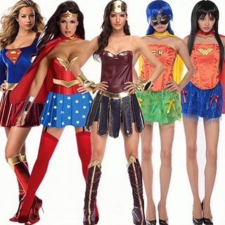 DC Comics Wonder Woman Kids Cosplay Halloween Costume Medium