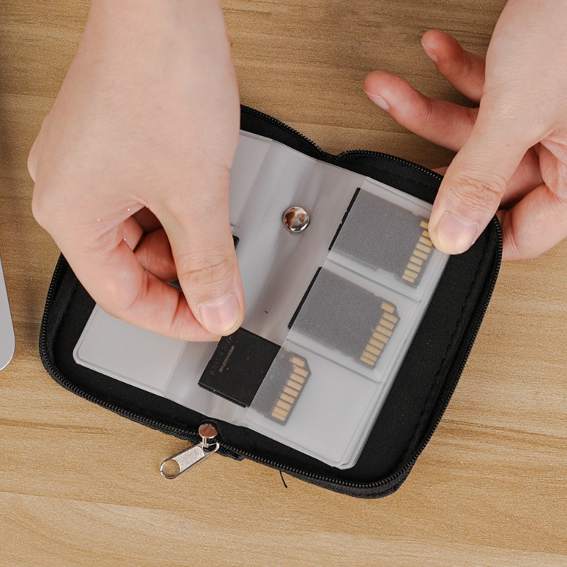 Universal Memory Card Carrying Case Waterproof Portable 22 Slots ...