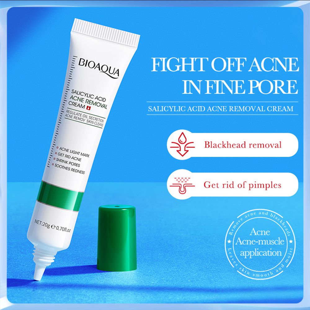Bioaoua Salicylic Acid Pores Refining Cream Shrink Pore Improve Acnes