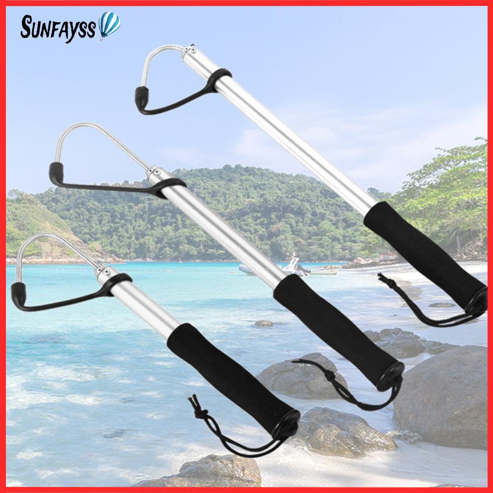 [Sunfayss.ph] Ice Fishing Spear Hook Metal Portable Fish Gaff for