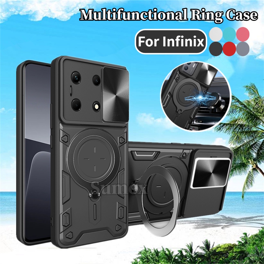 For Infinix Note30 Pro Note 30 VIP 4G 5G Phone Case Armor Ring Bracket ...