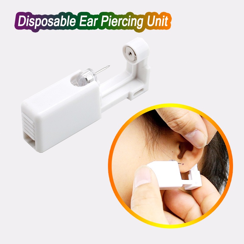 Disposable ear piercing unit selfpiercing ear unit Allergy prevention