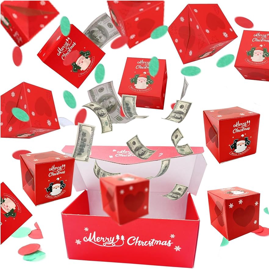 Surprise Box Gift Box, 12 Boxes Exploding Confetti Gift Box, DIY for