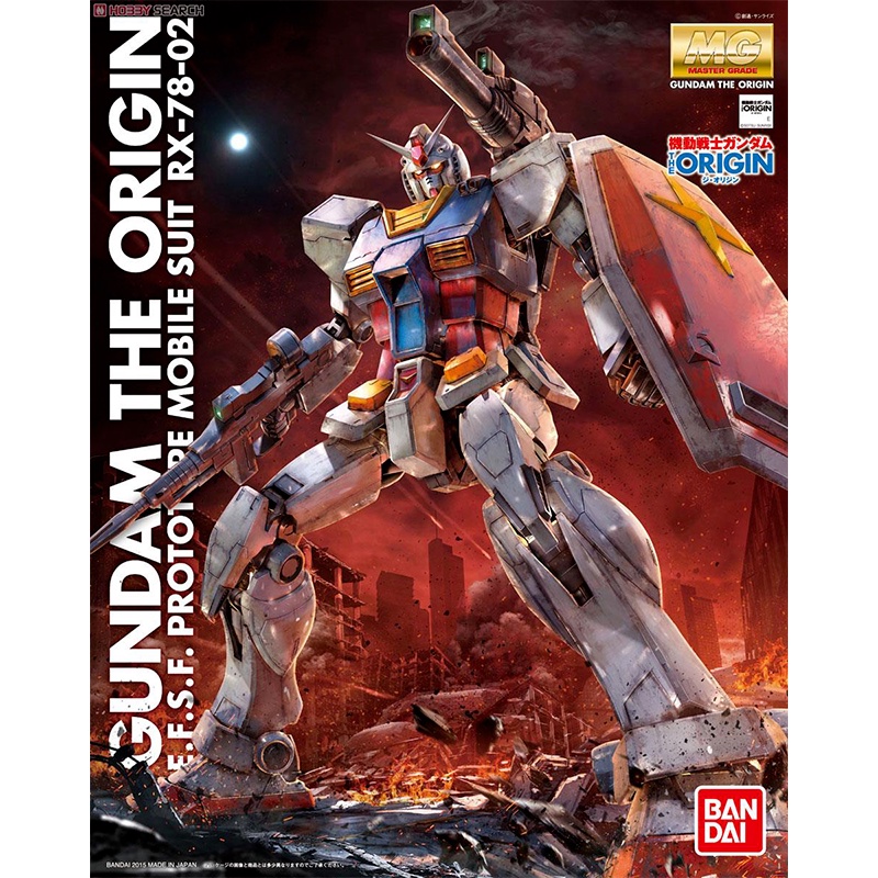 BANDAI GUNDAM MG 1/100 RX-78-2 GTO Anime Model ornament