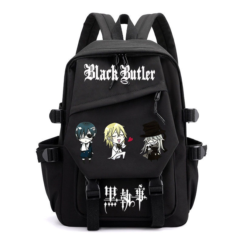 Anime Schoolbag Black Butler Schoolbag Children Cartoon Backpack Student Schoolbag Large Capacity Campus Backpack Shopee Philippines