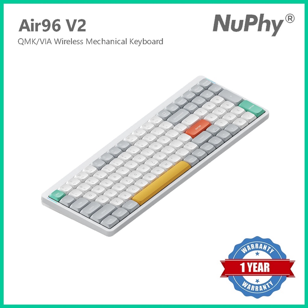 NuPhy Air96 V2 QMK/VIA Wireless Mechanical Keyboard | Shopee Philippines