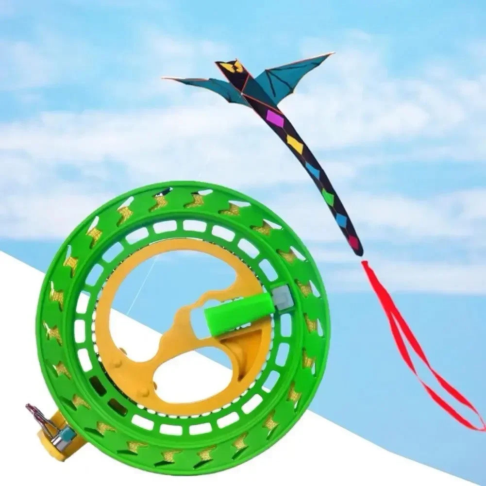 200M Kite Reel Winder Hand Grip Wheel String Flying Handle Tool Twisted ...