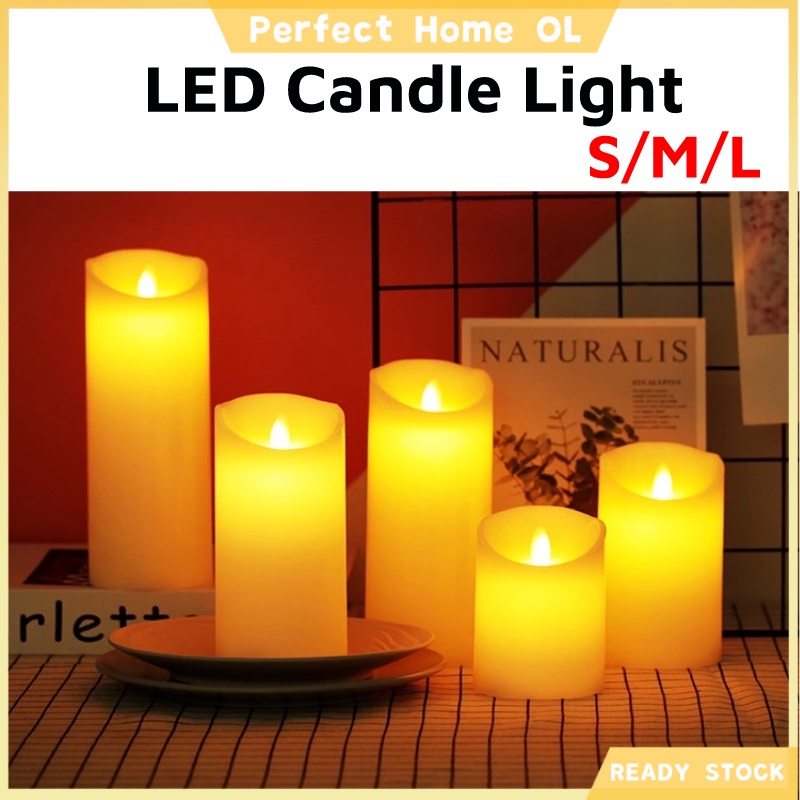 LED Candle Light Flameless Candle Light Candle Romantic Light for Party ...