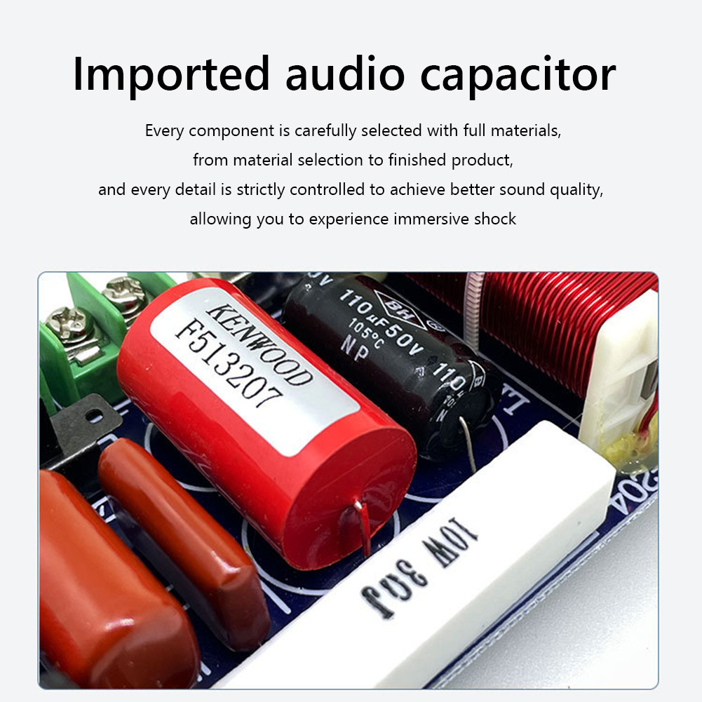 Divisore Di Frequenza 2 Vie 250W - Crossover Per Altoparlanti Home Theater HiFi - Foto 5