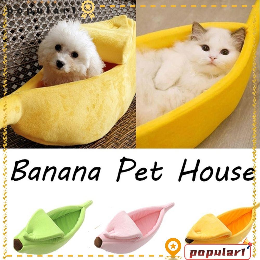 POPULAR Banana Cat Bed, Portable Multicolor Banana Cat Nest, Durable ...