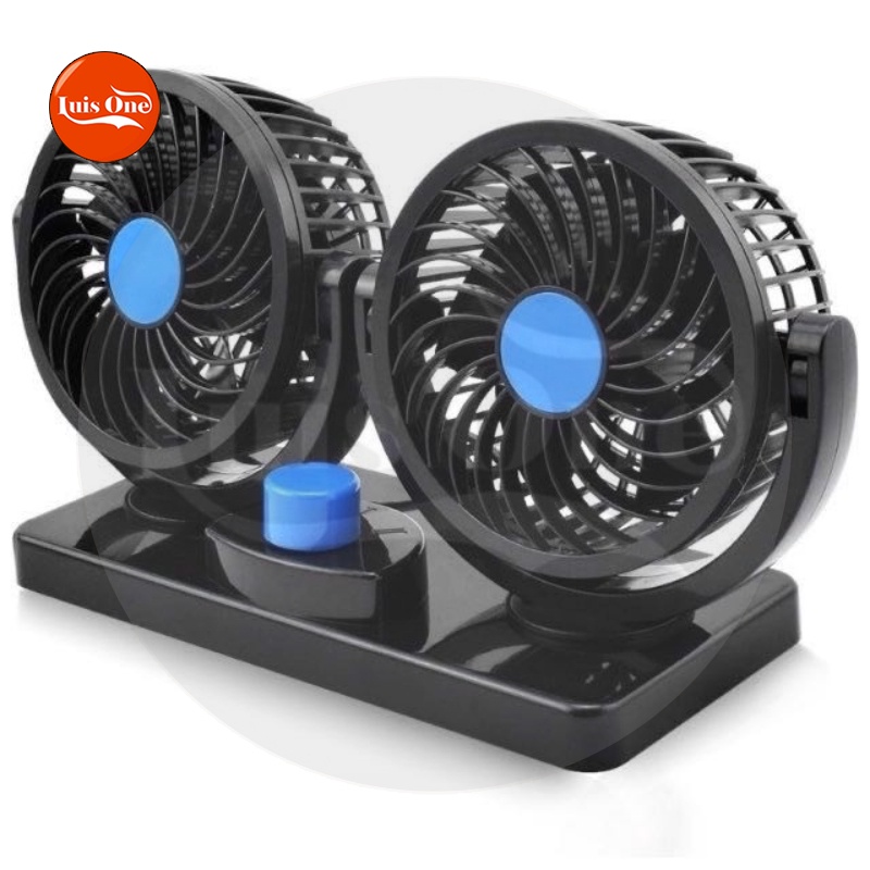 12V Mitchell Double-Headed Vehicle Fan | Shopee Philippines